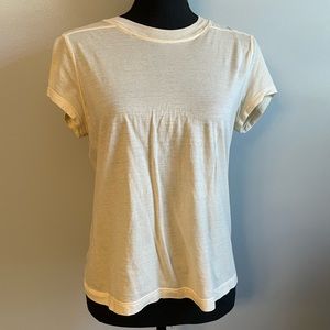 Rick Owens Men’s DIRT Natural copped tee SMALL